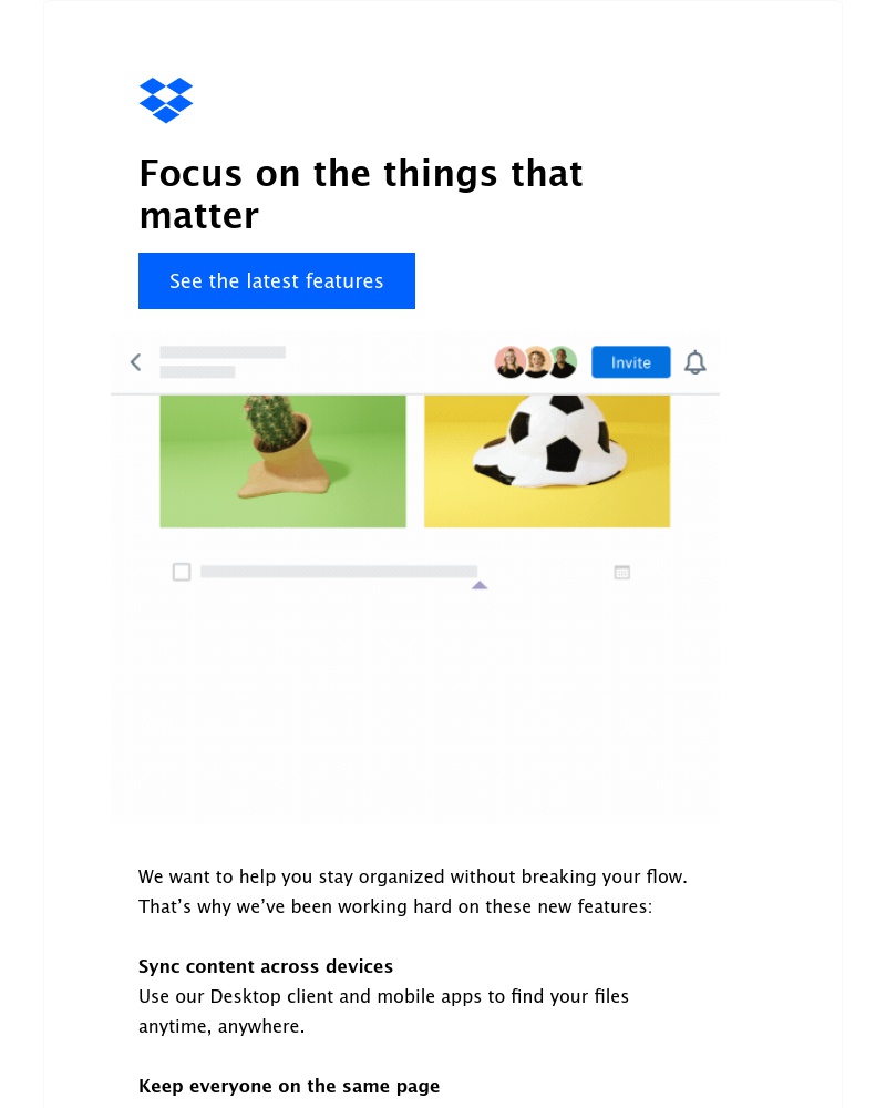 Dropbox Paper - It's been awhile, Sarah. Here’s what’s new at Dropbox