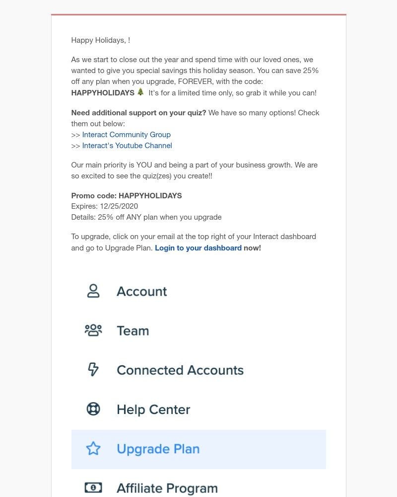 Interact - It's beginning to look a lot like... savings 🤑