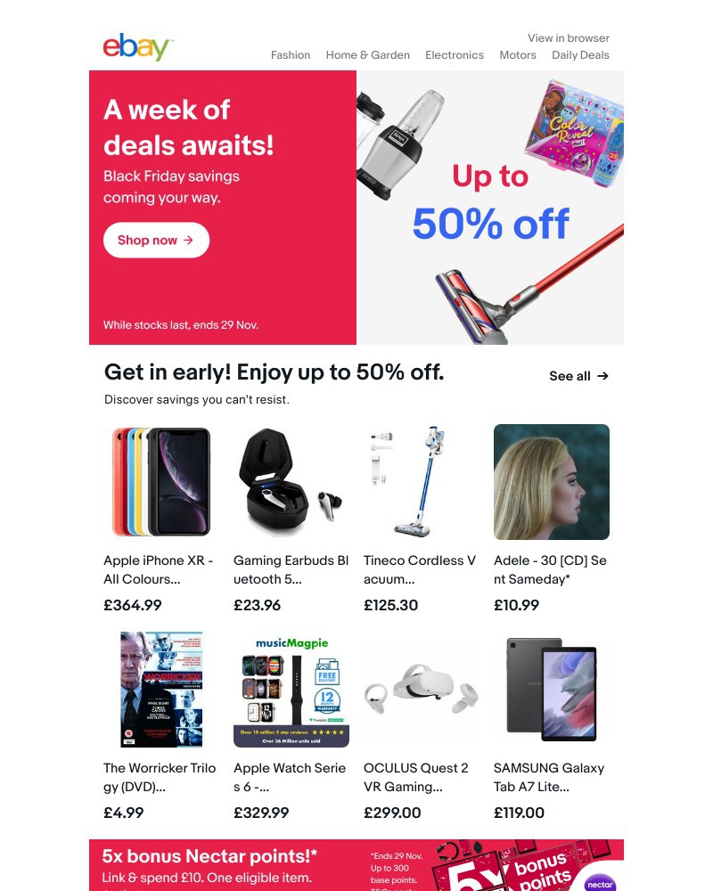 eBay - 📢 It’s Black Friday week!