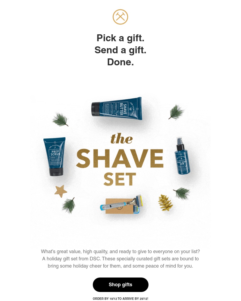 Dollar Shave Club - It’s the most giftable time of the year