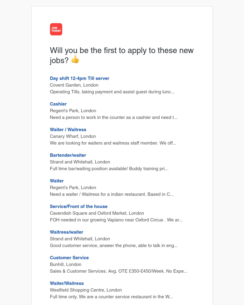 Job Today - Job Alert ✅