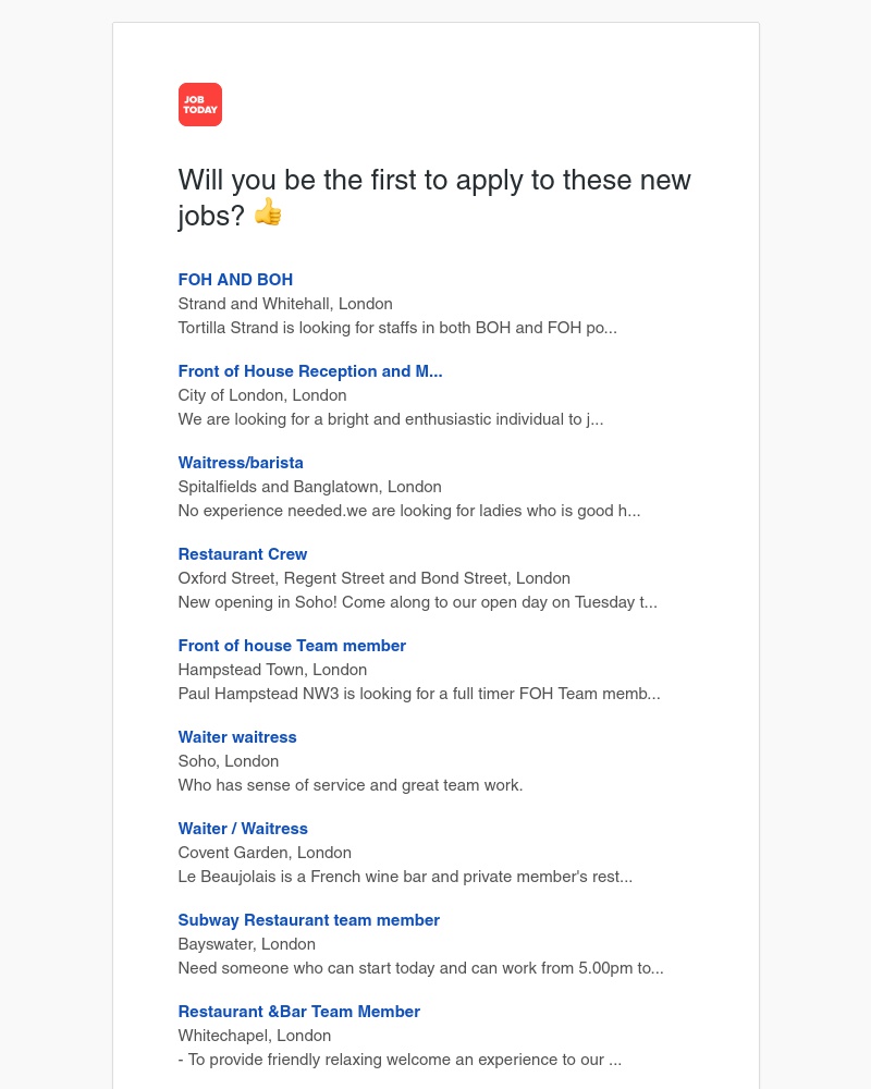 Job Today - Job Alert ✅