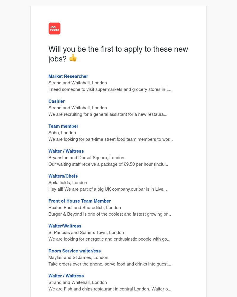 Job Today - Job Alert ✅