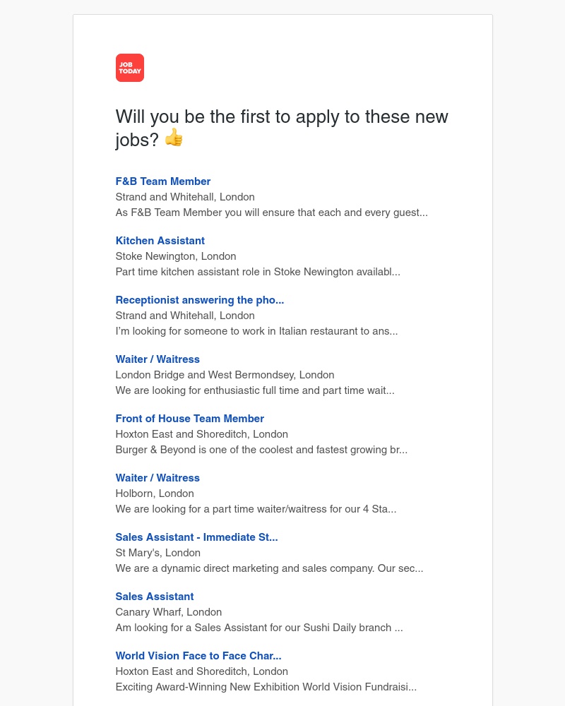 Job Today - Job Alert ✅
