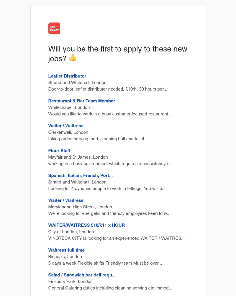 Job Today - Job Alert ✅