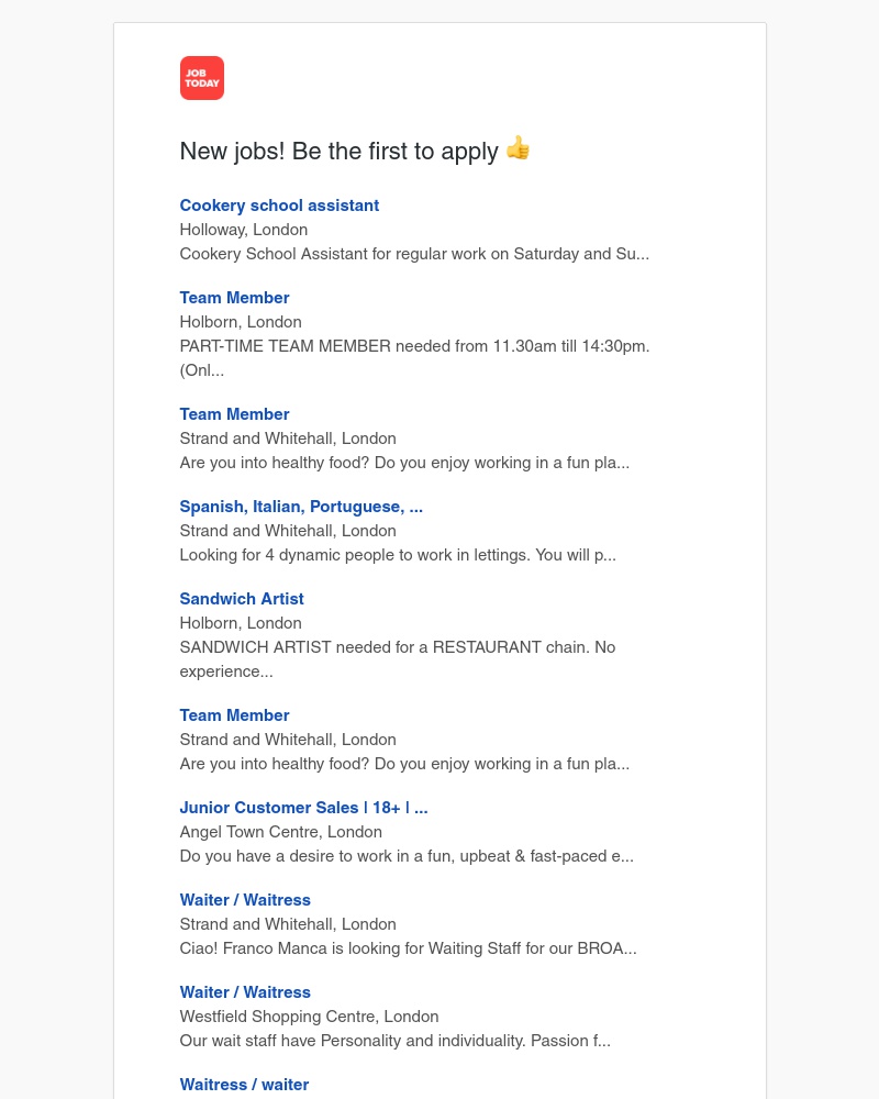 Job Today - Job Alert ✅