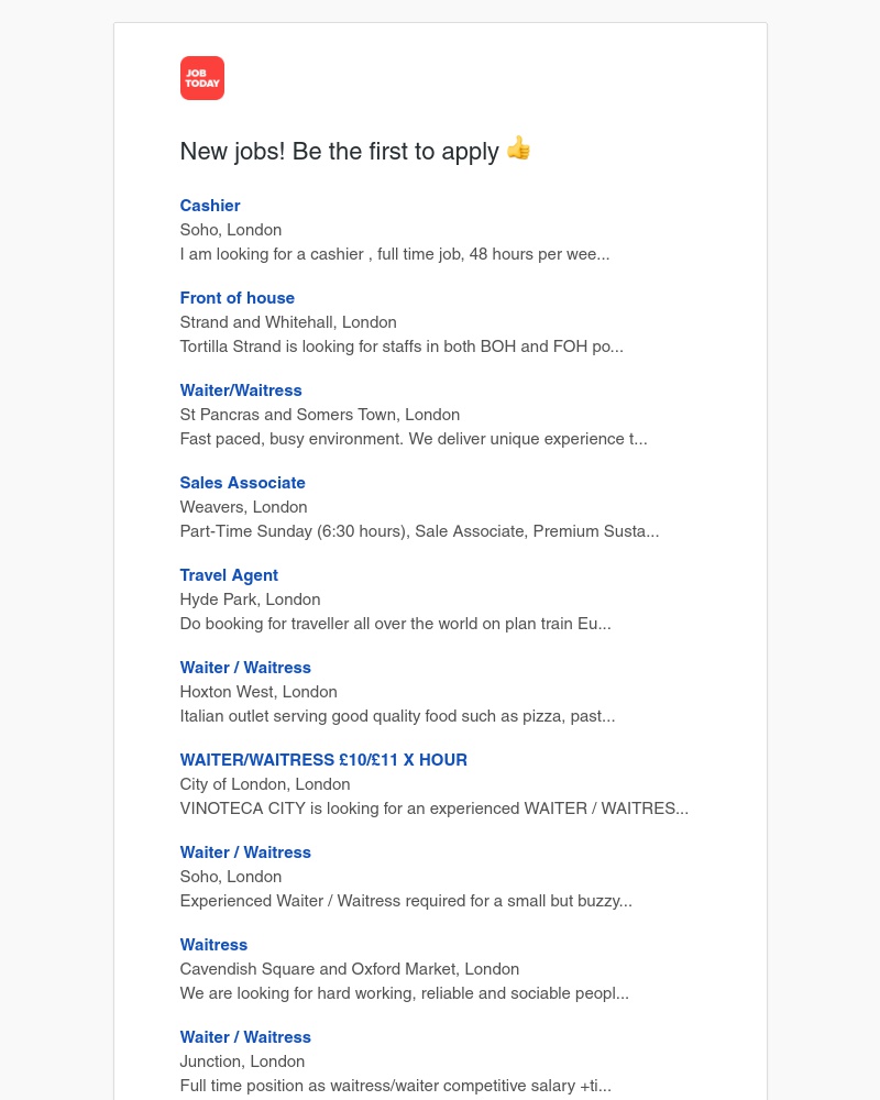 Job Today - Job Alert ✅