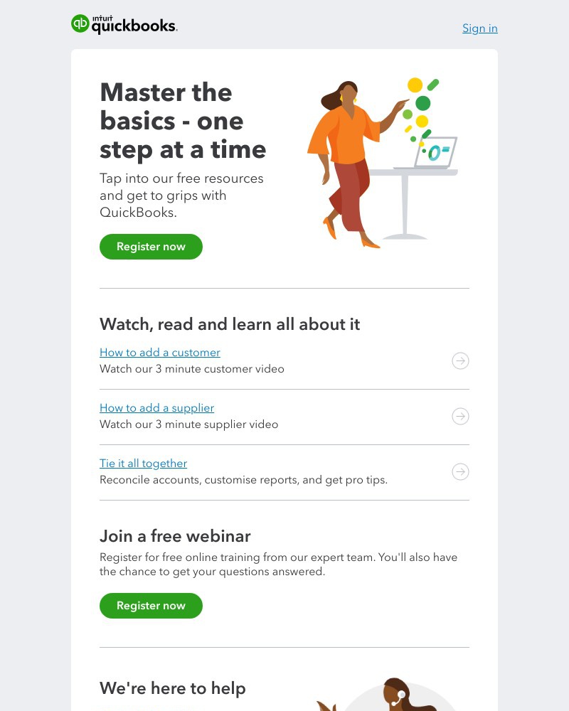QuickBooks - Join our free webinar to learn everything QuickBooks