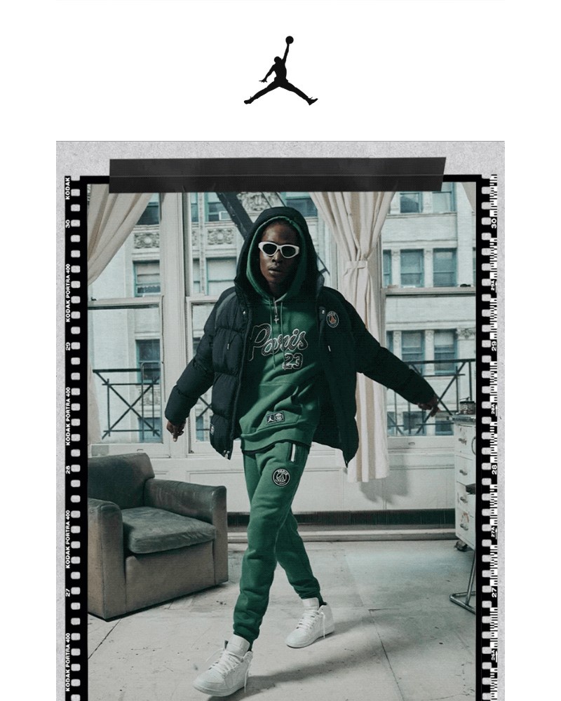 SNKRS by Nikes - Jordan x Paris Saint-Germain Collection