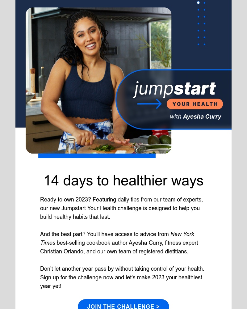 MyFitnessPal - Jumpstart 2023 with our free 14-Day Challenge!