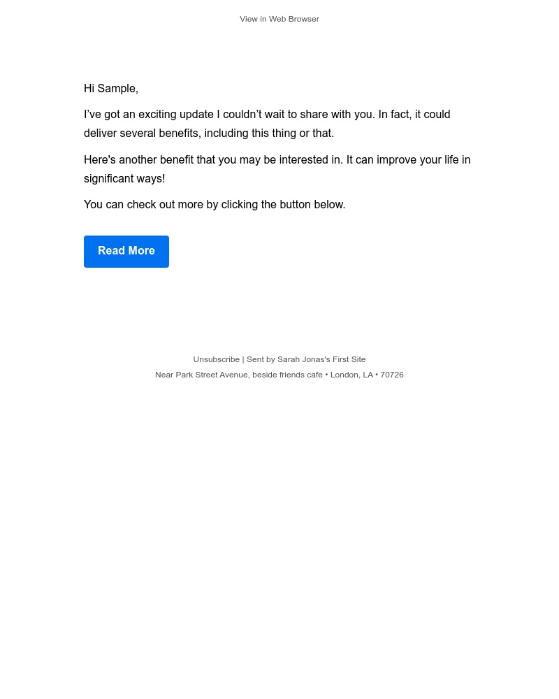 Kajabi - Just first followup