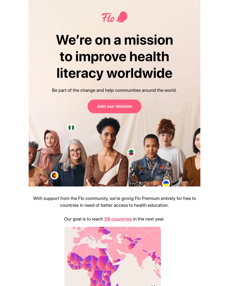 Flo - Knowledge is power. Pass it on. 💪