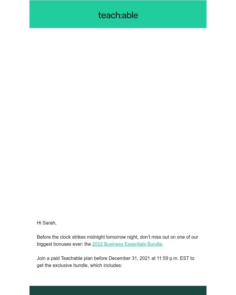 Teachable - LAST CHANCE: Claim the 2022 Business Essentials Bundle