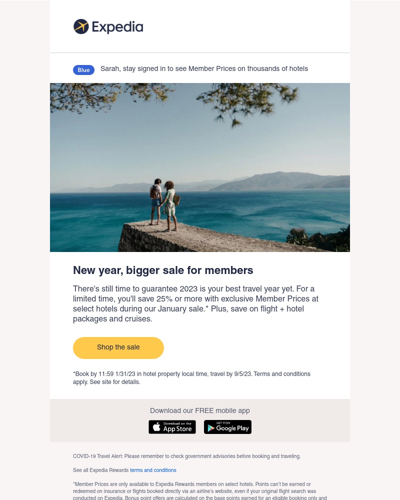 Expedia - Last chance: Save 25% or more