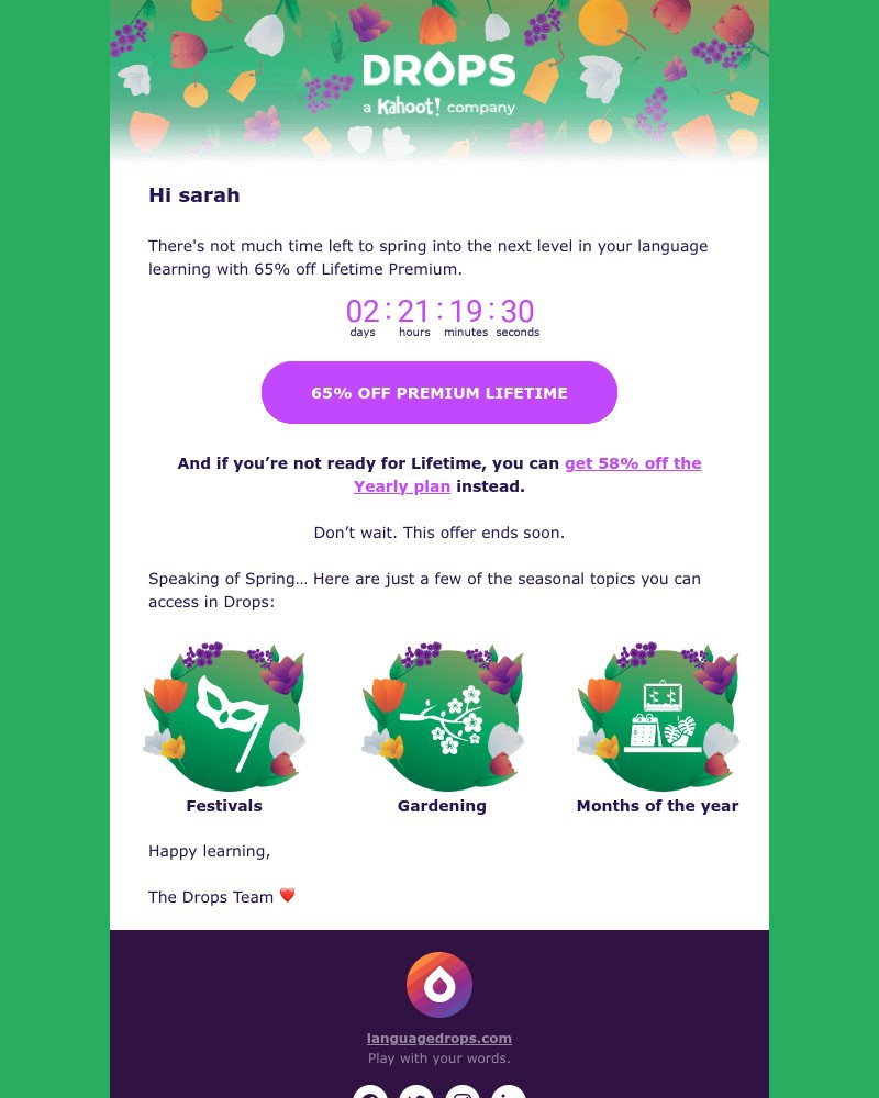 Drops - Last chance! Spring sale πΌπ°π·