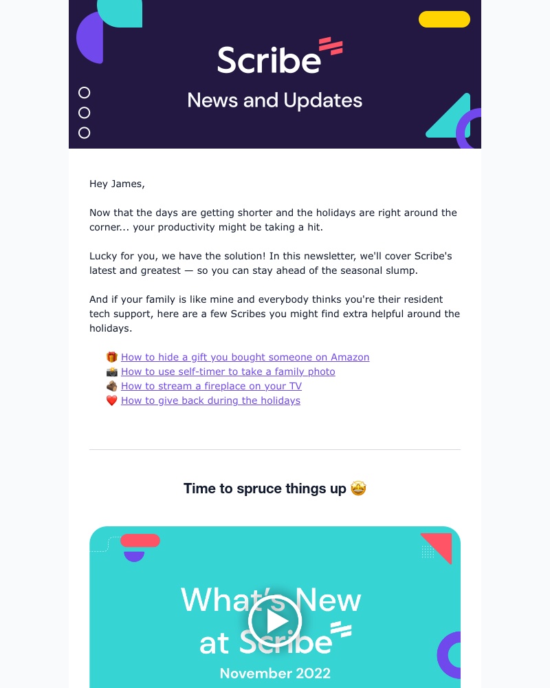 Scribe - Letβs get this gingerbread πͺ