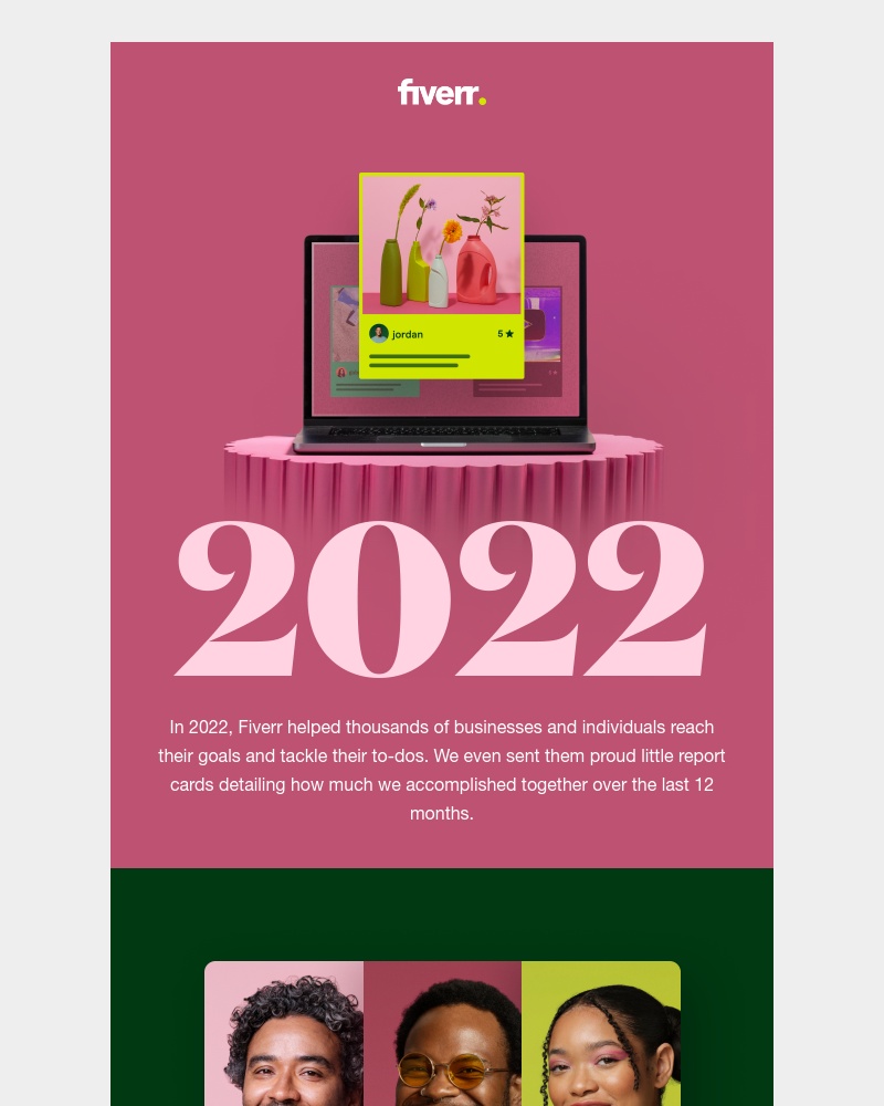 Fiverr - Let’s make 2023 even better for your business