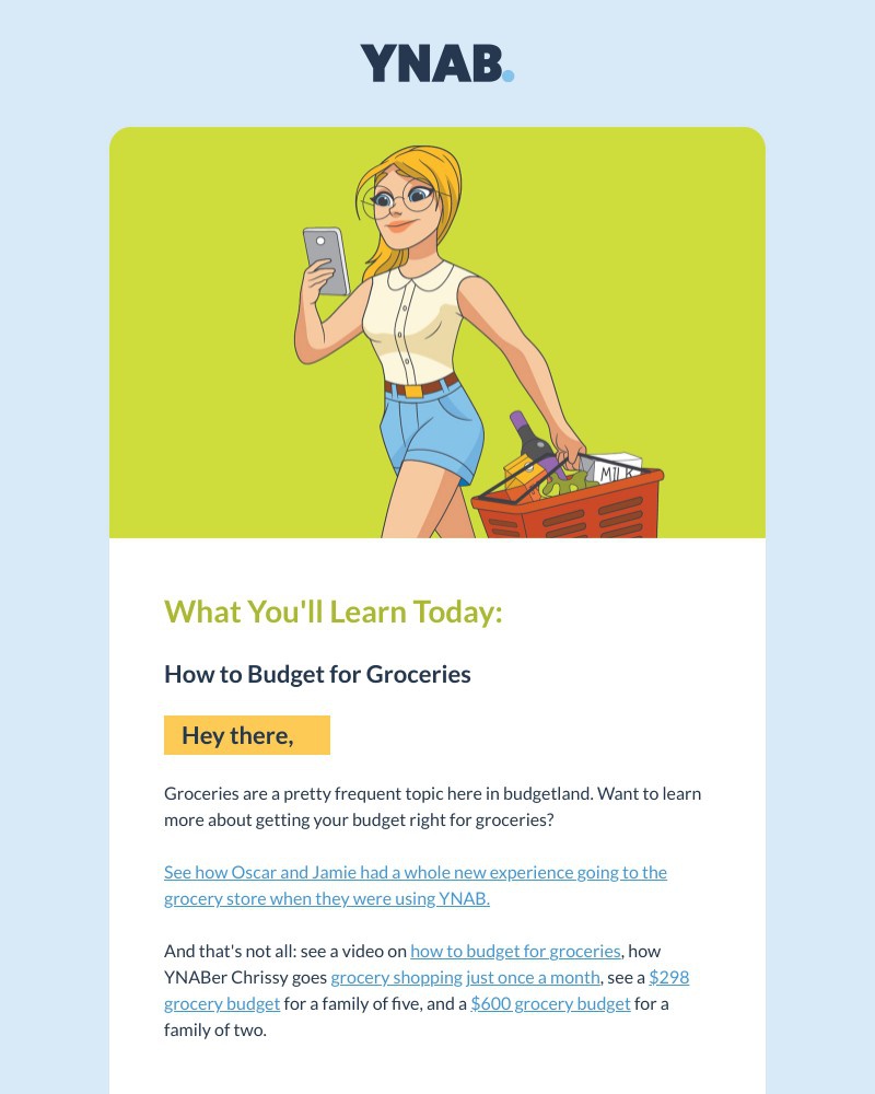 YNAB - Let's talk grocery budget