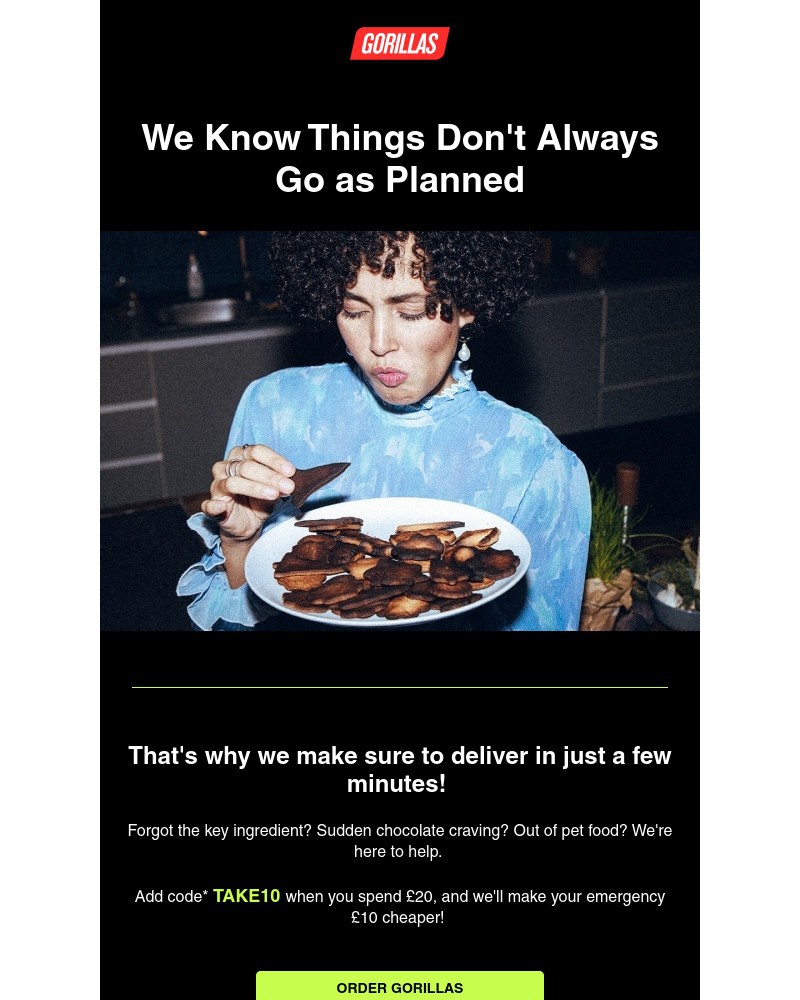 Gorillas - Life is messy... Gorillas is here to help 🧼