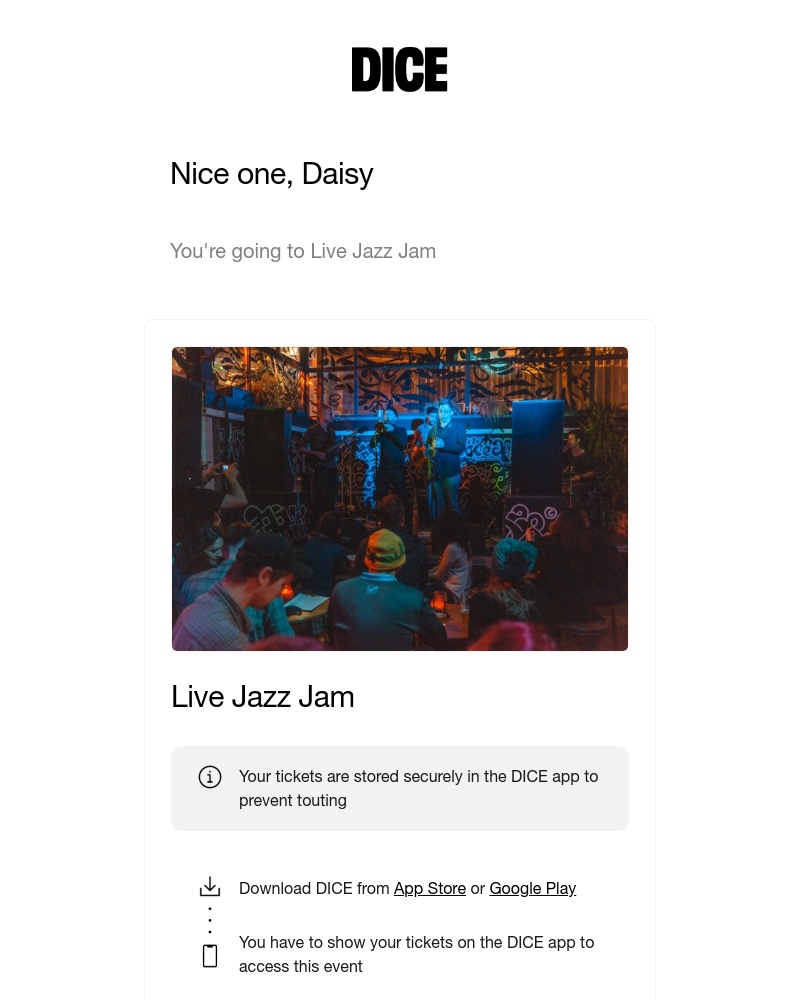DICE - Live Jazz Jam