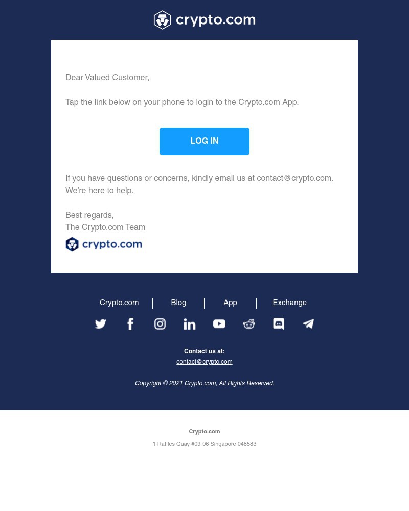 Crypto.com - Log In to Your Crypto.com App Account