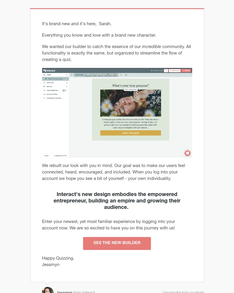 Interact - made by Interact, designed by you