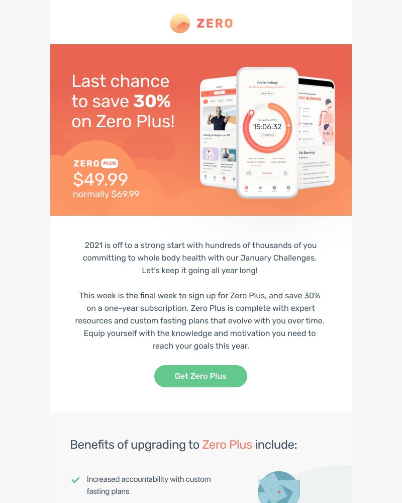 Zero - Make 2021 your year with this offer...