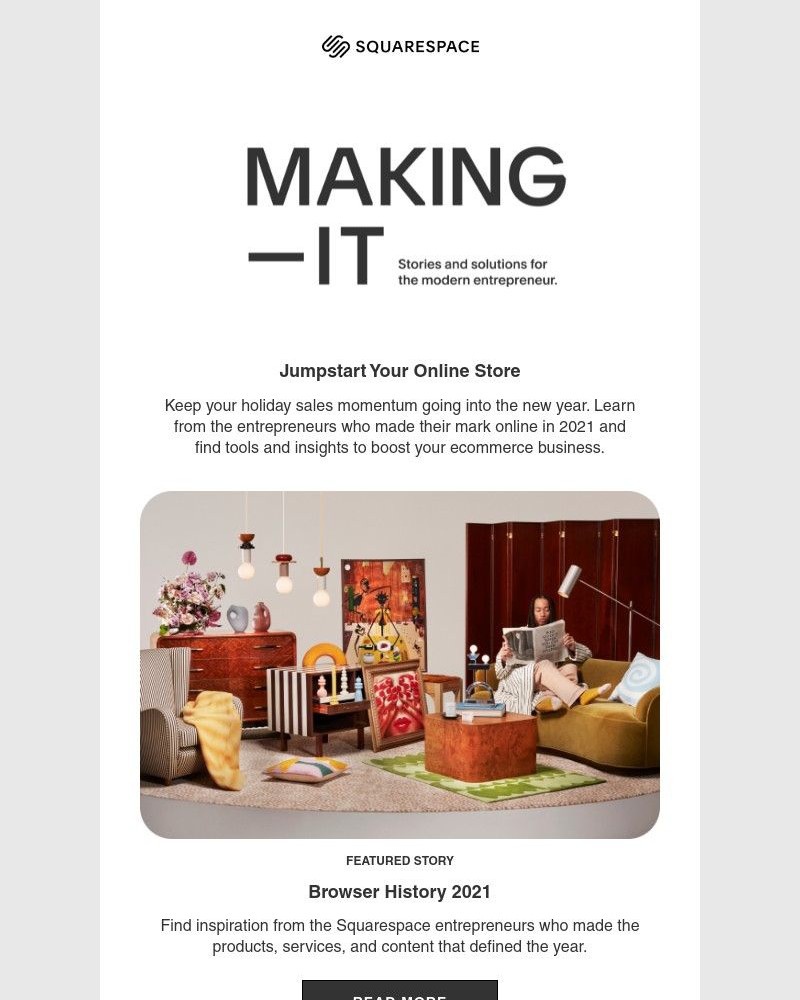 Squarespace - MAKING IT: Prep Your Online Store for the New Year