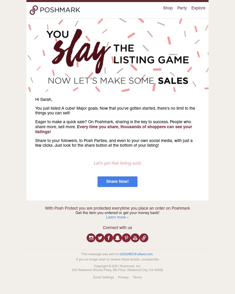 Poshmark - Making Your First Poshmark Sale