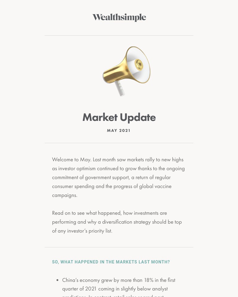 Wealthsimple - May Market Update
