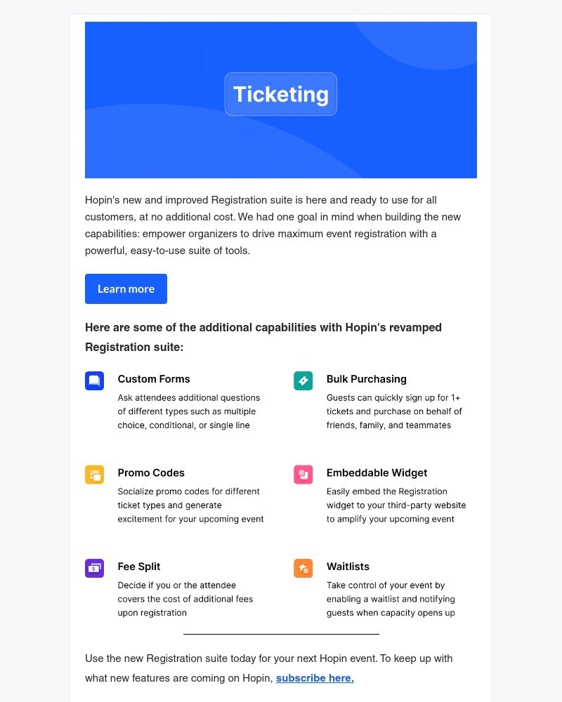 Hopin - Meet Hopin's New Registration Suite