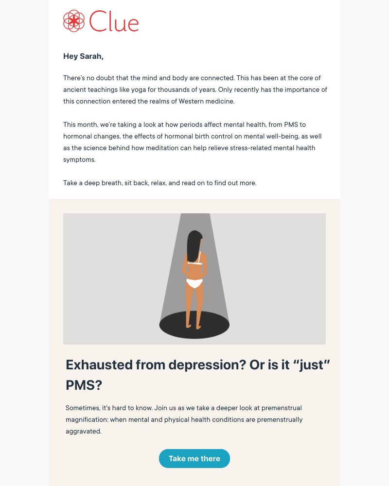 Clue - Mental health and menstruation explained