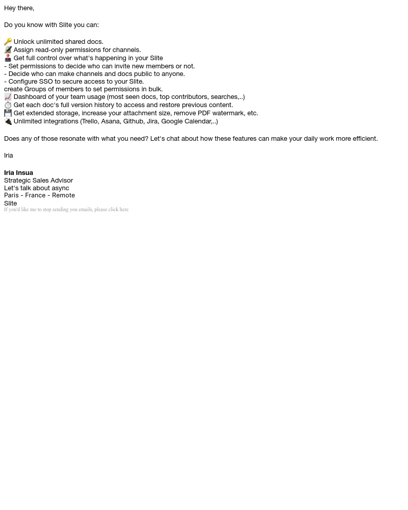 Slite - Missing Out?