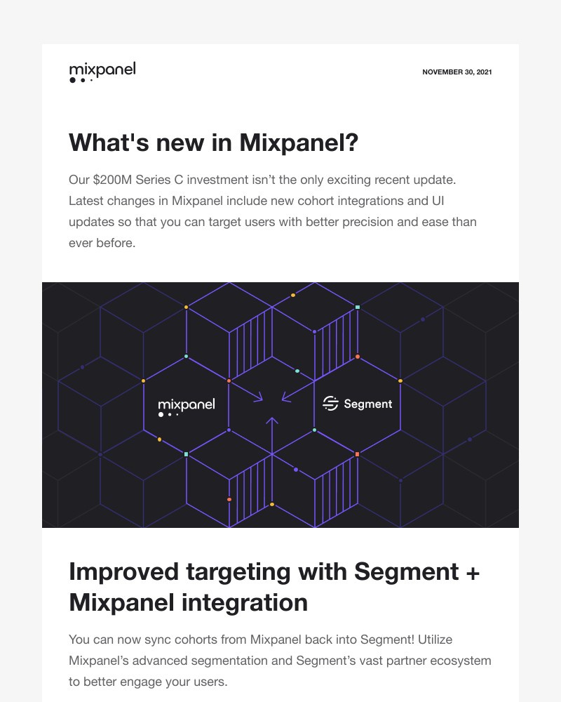 Mixpanel - Mixpanel November 2021 Product Updates