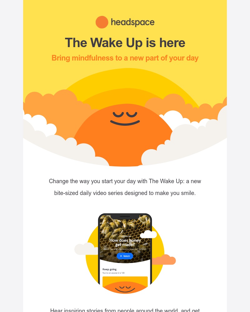 Headspace - Morning, sunshine ππ§‘