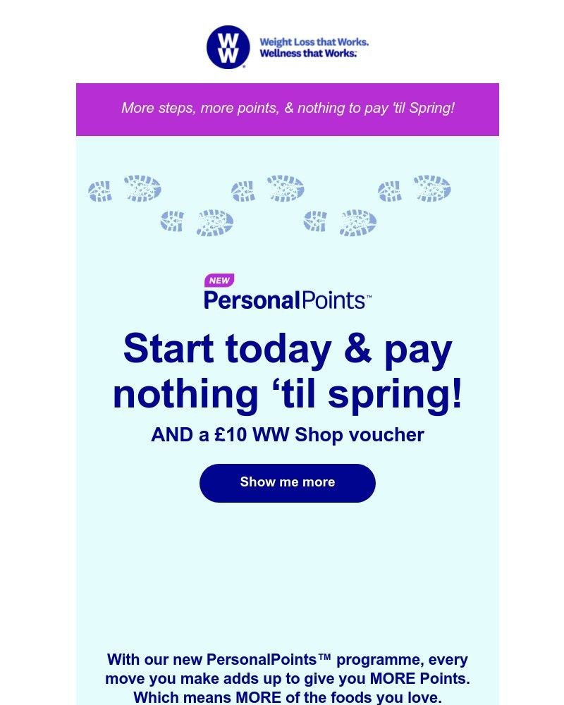 WW (Weight Watchers) - Move it, move it, move it!