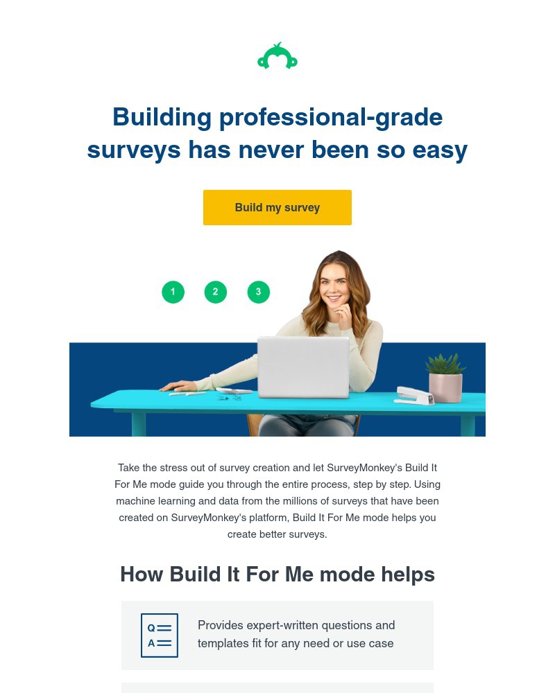 SurveyMonkey - Never create a survey from scratch again