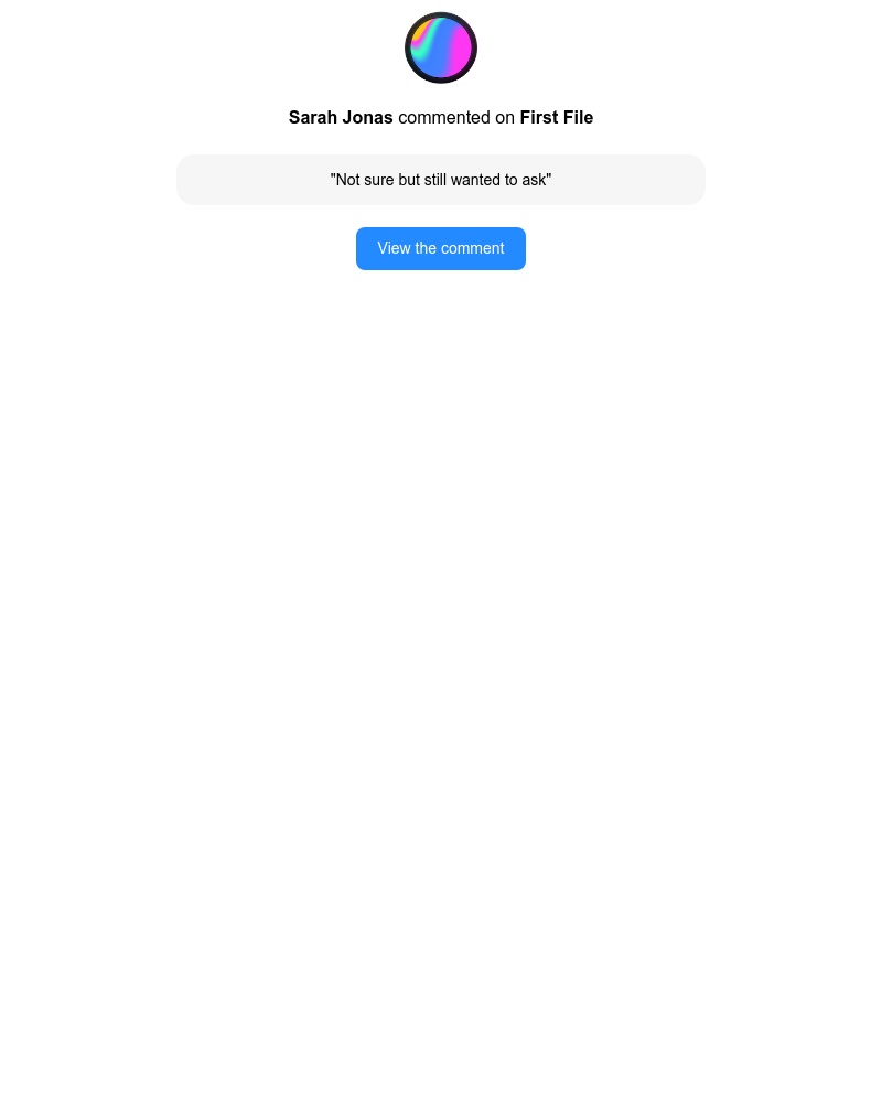 Spline - New comment was created on your file!