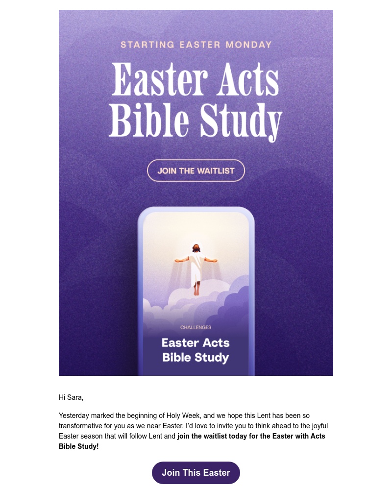 Hallow - New: Easter Acts Bible Study!