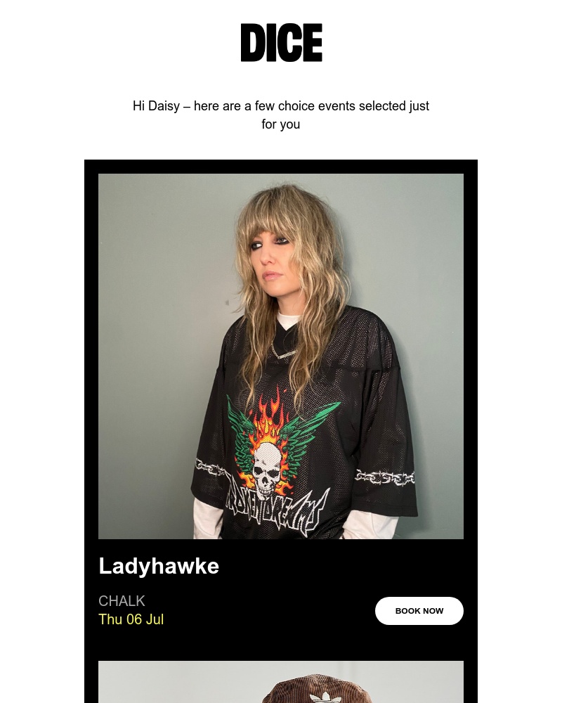 DICE - New for you: Ladyhawke, GLOK and Karl Blau and Country Gravel