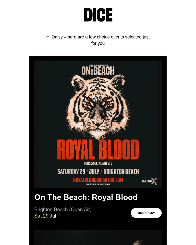 DICE - New for you: On The Beach: Royal Blood, The St Pierre Snake Invasion and Big Lad