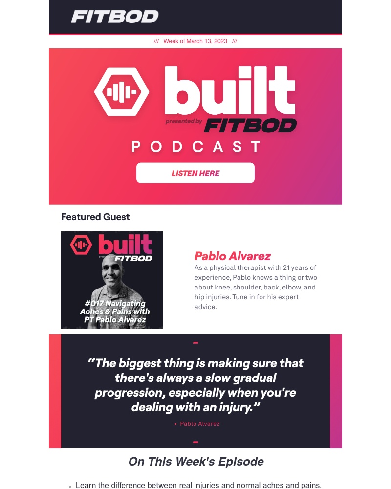 Fitbod - 🚨🎤NEW Podcast Episode!🎤🚨