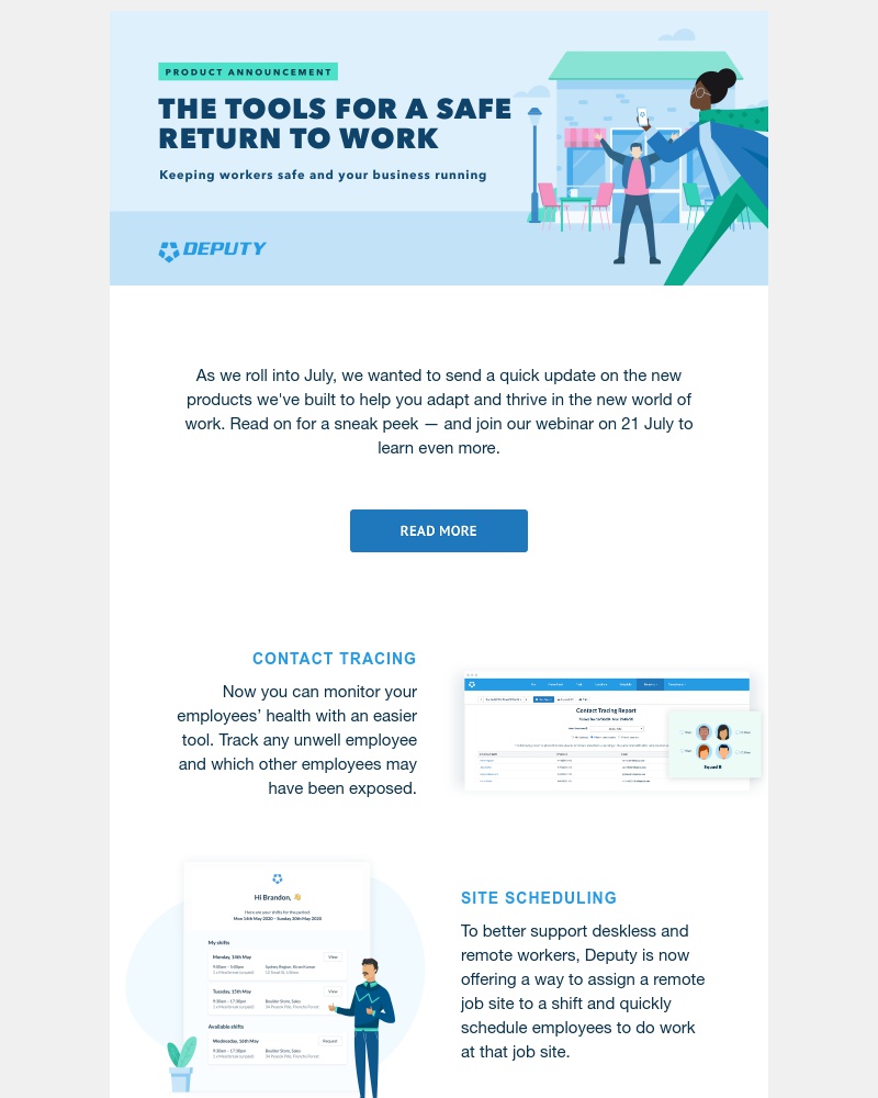 Deputy - ⚡ New Product Alert ⚡ Your tools for a safe return to work