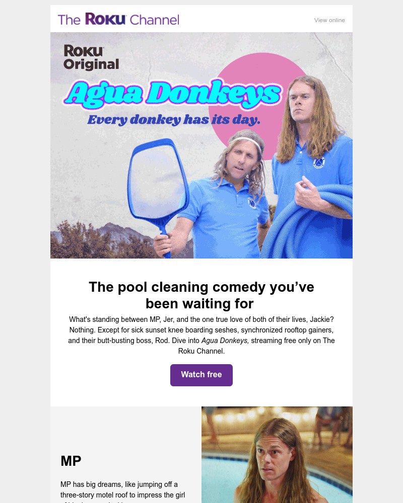 Quibi - New Roku Original: Agua Donkeys now streaming free