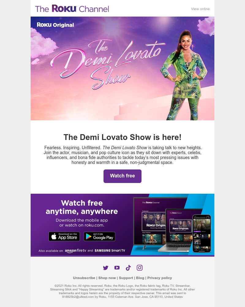 Quibi - New! The Demi Lovato Show is now streaming free
