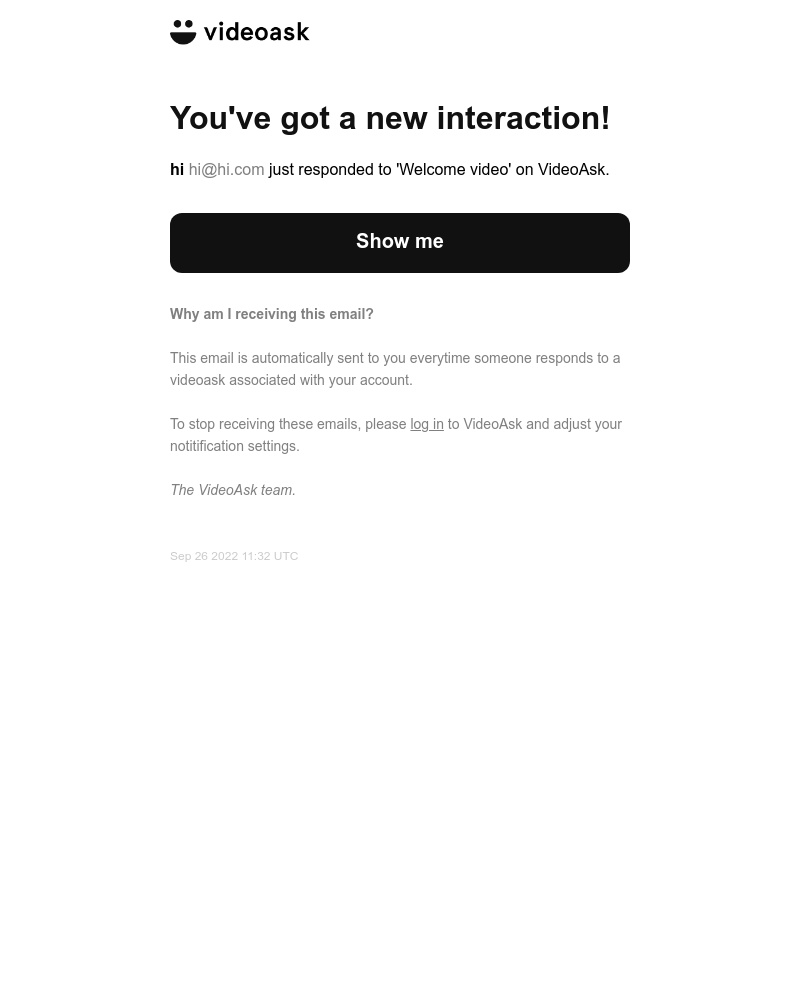 VideoAsk - New VideoAsk interaction: hi (cda0)