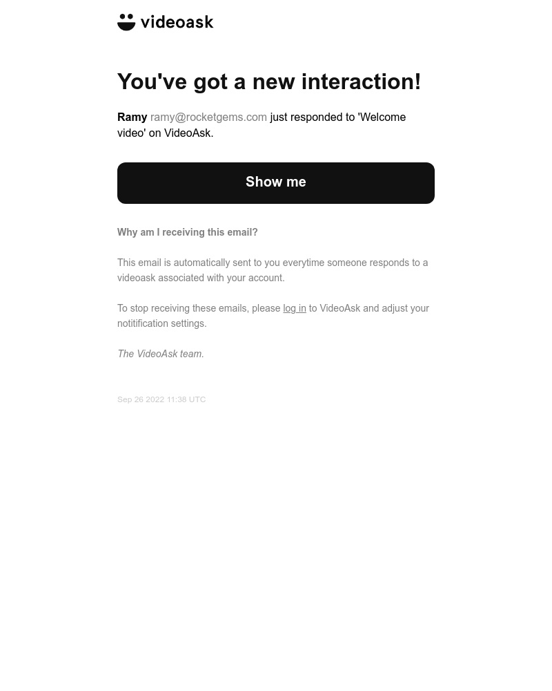 VideoAsk - New VideoAsk interaction: Ramy (bcef)