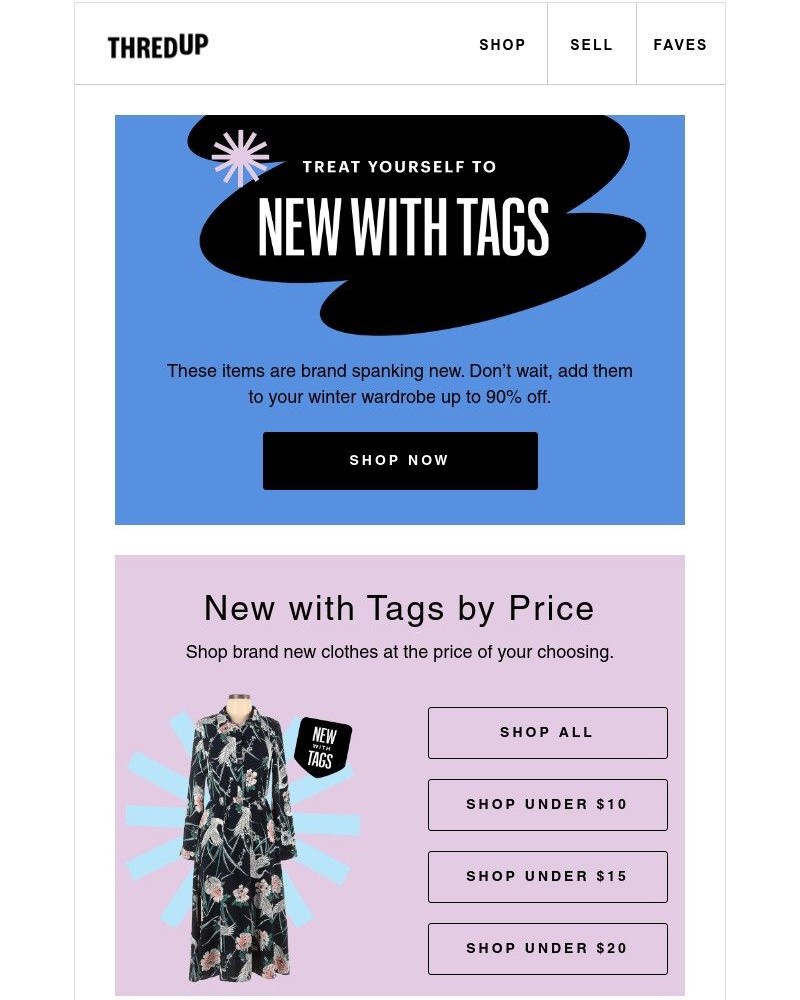 thredUP - New with tags winter finds! ☃️✨