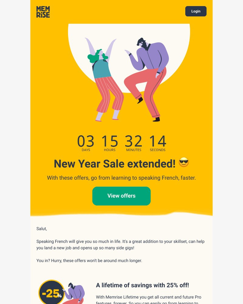 Memrise - New Year Sale extended! π