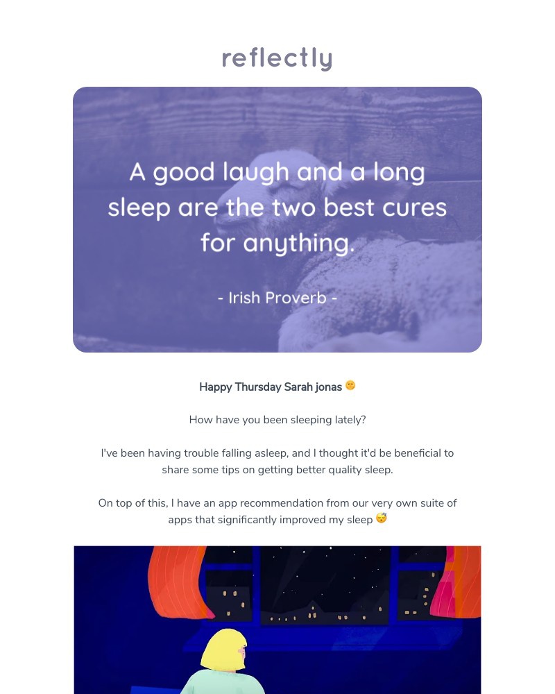 Reflectly - Not sleeping too well? 💤
